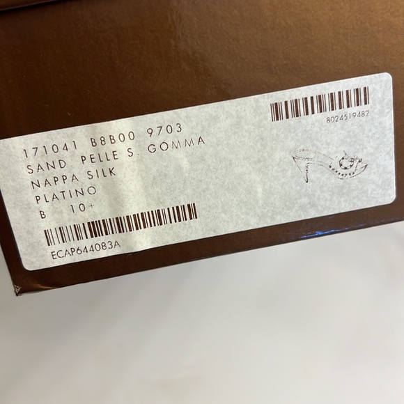 Gucci Britt Clogs platinum light gold 10.5 NEW in box w/receipt - Picture 8 of 8